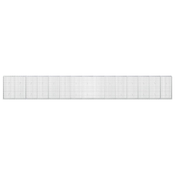 Gabion 3,5 mm Langasta ja 5x10 cm Verkkosta 750x30x100 cm