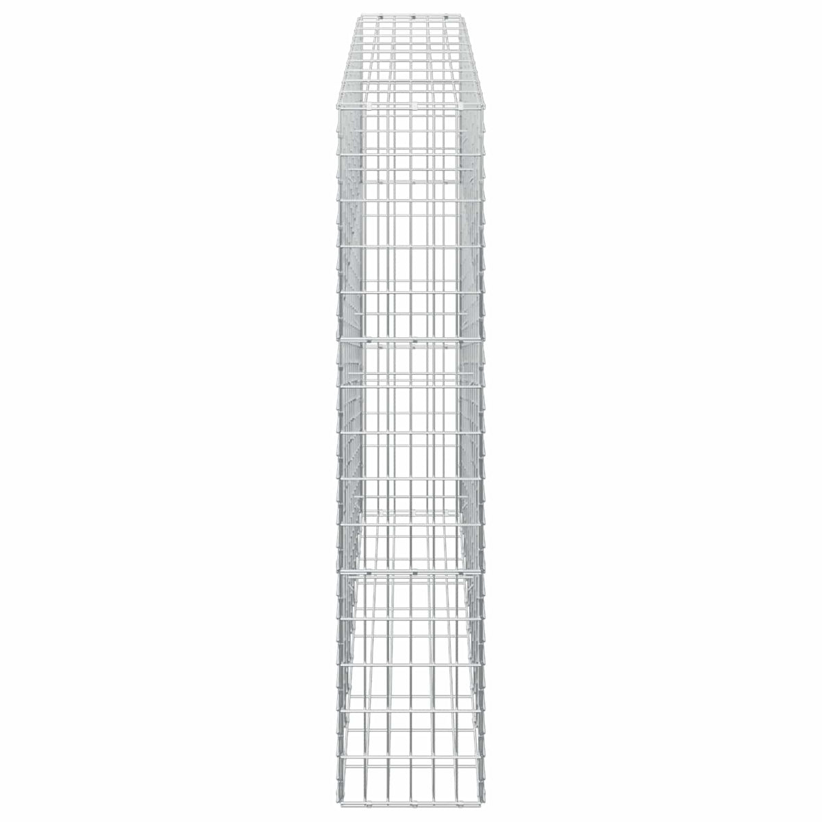 Gabion 3,5 mm Langasta ja 5x10 cm Verkkosta 100x30x150 cm