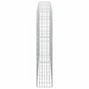 Gabion 3,5 mm Langasta ja 5x10 cm Verkkosta 100x30x150 cm