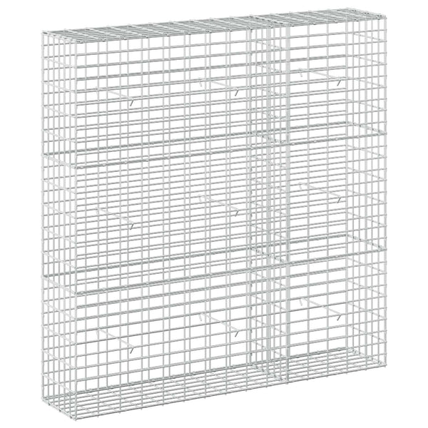 Gabion 3,5 mm Langasta ja 5x10 cm Verkkosta 150x30x150 cm