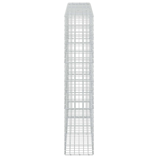 Gabion 3,5 mm Langasta ja 5x10 cm Verkkosta 250x30x150 cm