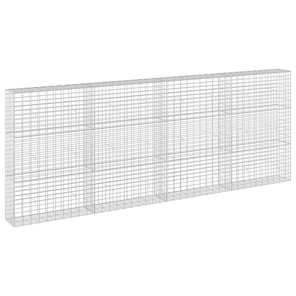 Gabion 3,5 mm Langasta ja 5x10 cm Verkkosta 400x30x150 cm