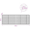 Gabion 3,5 mm Langasta ja 5x10 cm Verkkosta 450x30x150 cm