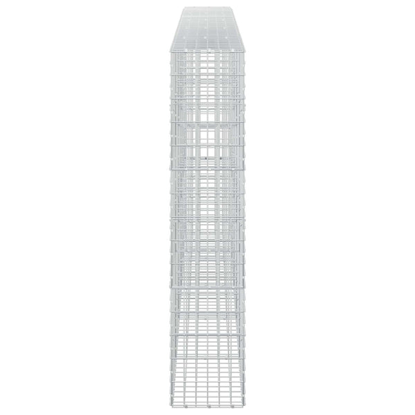 Gabion 3,5 mm Langasta ja 5x10 cm Verkkosta 500x30x150 cm
