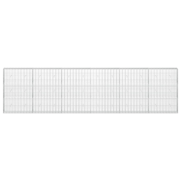 Gabion 3,5 mm Langasta ja 5x10 cm Verkkosta 600x30x150 cm