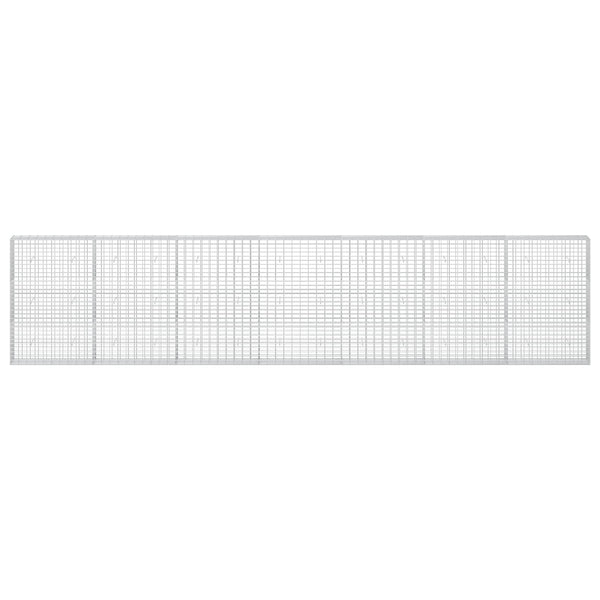 Gabion 3,5 mm Langasta ja 5x10 cm Verkkosta 700x30x150 cm