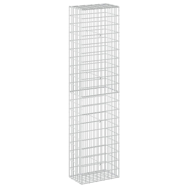 Gabion 3,5 mm Langasta ja 5x10 cm Verkkosta 50x30x200 cm