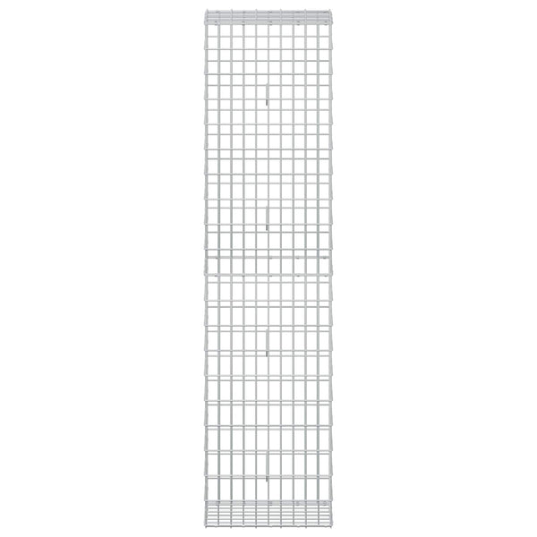 Gabion 3,5 mm Langasta ja 5x10 cm Verkkosta 50x30x200 cm