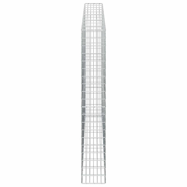 Gabion 3,5 mm Langasta ja 5x10 cm Verkkosta 100x30x200 cm