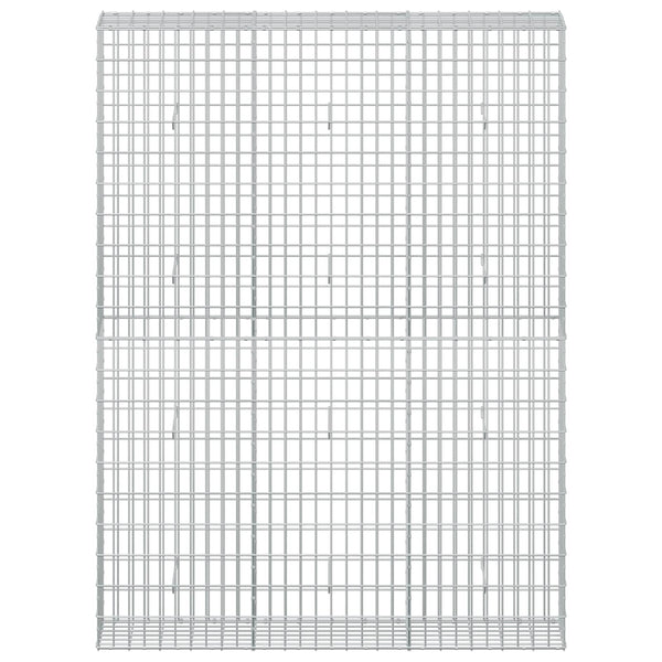 Gabion 3,5 mm Langasta ja 5x10 cm Verkkosta 150x30x200 cm