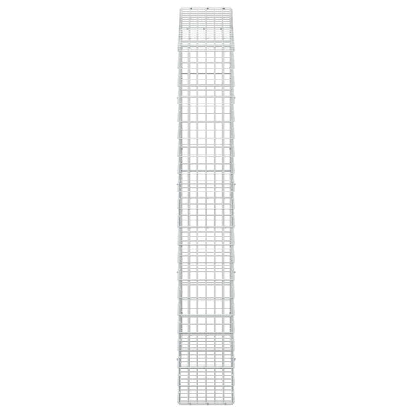 Gabion 3,5 mm Langasta ja 5x10 cm Verkkosta 200x30x200 cm