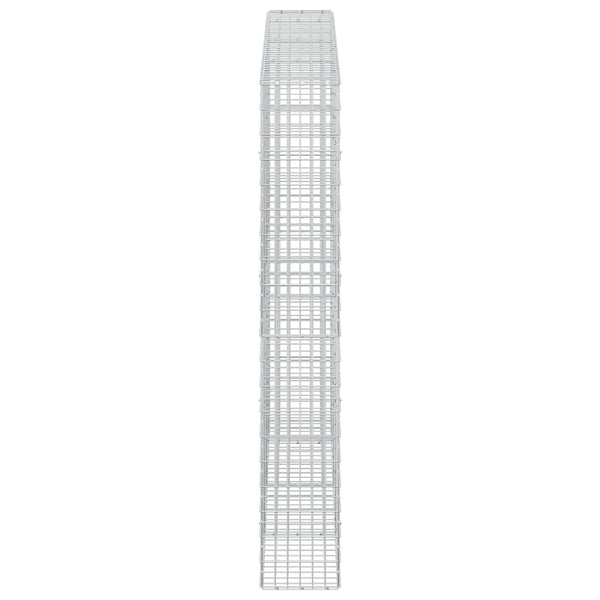 Gabion 3,5 mm Langasta ja 5x10 cm Verkkosta 350x30x200 cm