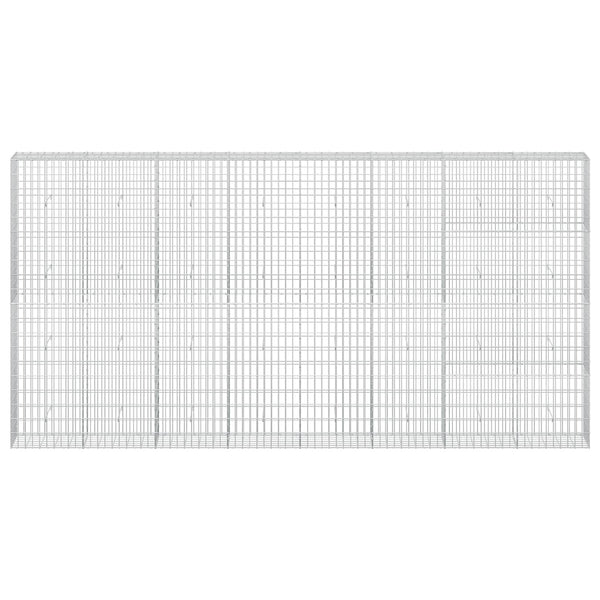 Gabion 3,5 mm Langasta ja 5x10 cm Verkkosta 400x30x200 cm