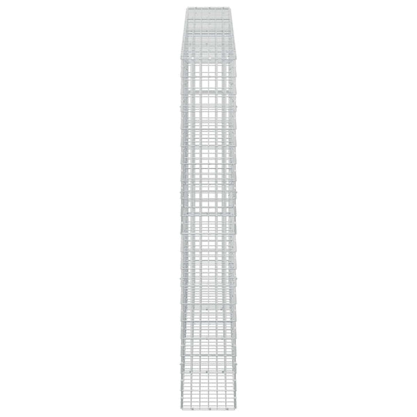 Gabion 3,5 mm Langasta ja 5x10 cm Verkkosta 400x30x200 cm