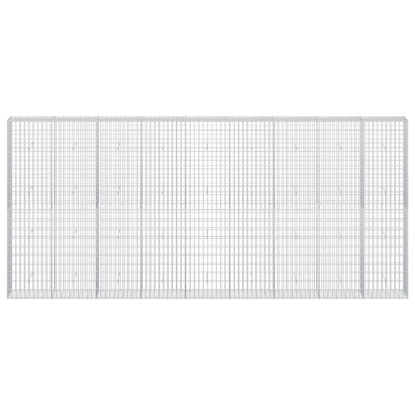 Gabion 3,5 mm Langasta ja 5x10 cm Verkkosta 450x30x200 cm