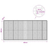 Gabion 3,5 mm Langasta ja 5x10 cm Verkkosta 450x30x200 cm