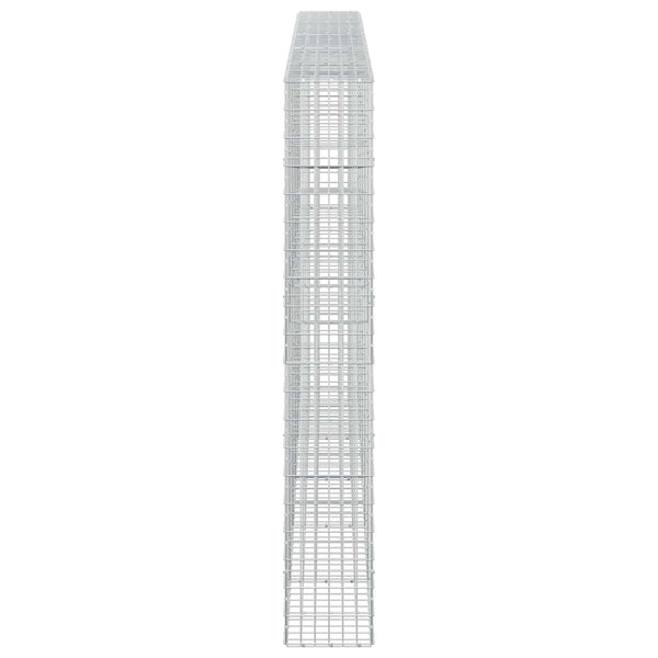 Gabion 3,5 mm Langasta ja 5x10 cm Verkkosta 500x30x200 cm