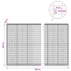 Gabion 3,5 mm Langasta ja 5x10 cm Verkkosta 900x30x200 cm