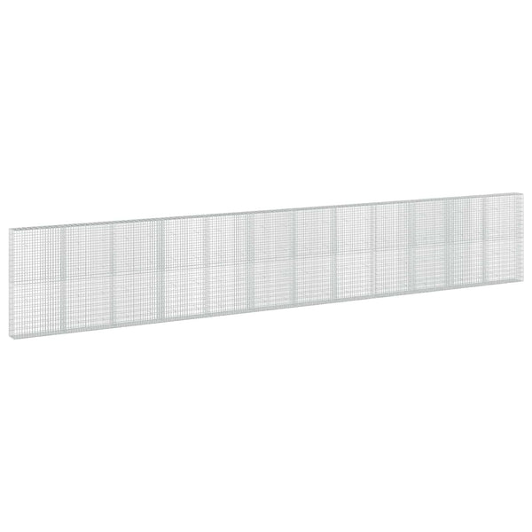 Gabion 3,5 mm Langasta ja 5x10 cm Verkkosta 1200x30x200 cm