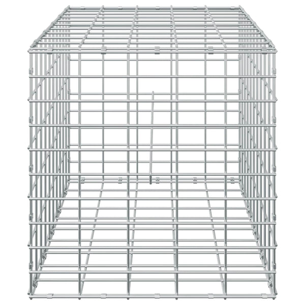 Gabion 3,5 mm Langasta ja 5x10 cm Verkkosta 50x50x50 cm