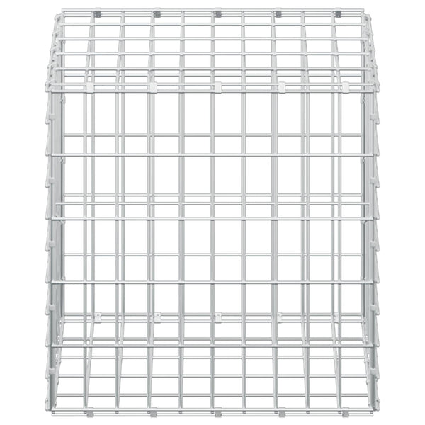 Gabion 3,5 mm Langasta ja 5x10 cm Verkkosta 50x50x50 cm