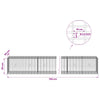 Gabion 3,5 mm Langasta ja 5x10 cm Verkkosta 700x50x50 cm