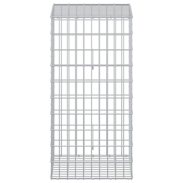 Gabion 3,5 mm Langasta ja 5x10 cm Verkkosta 50x50x100 cm