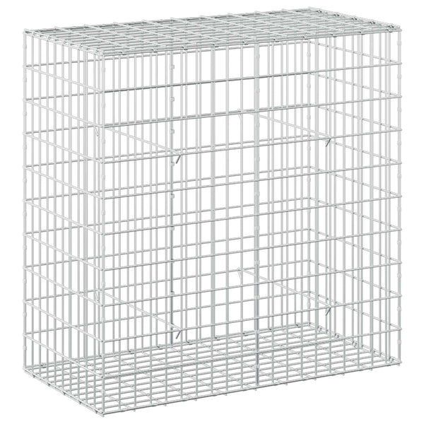 Gabion 3,5 mm Langasta ja 5x10 cm Verkkosta 100x50x100 cm