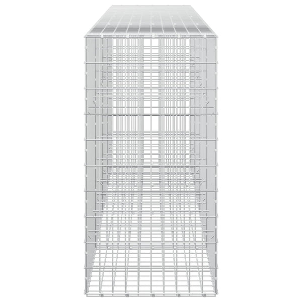 Gabion 3,5 mm Langasta ja 5x10 cm Verkkosta 400x50x100 cm