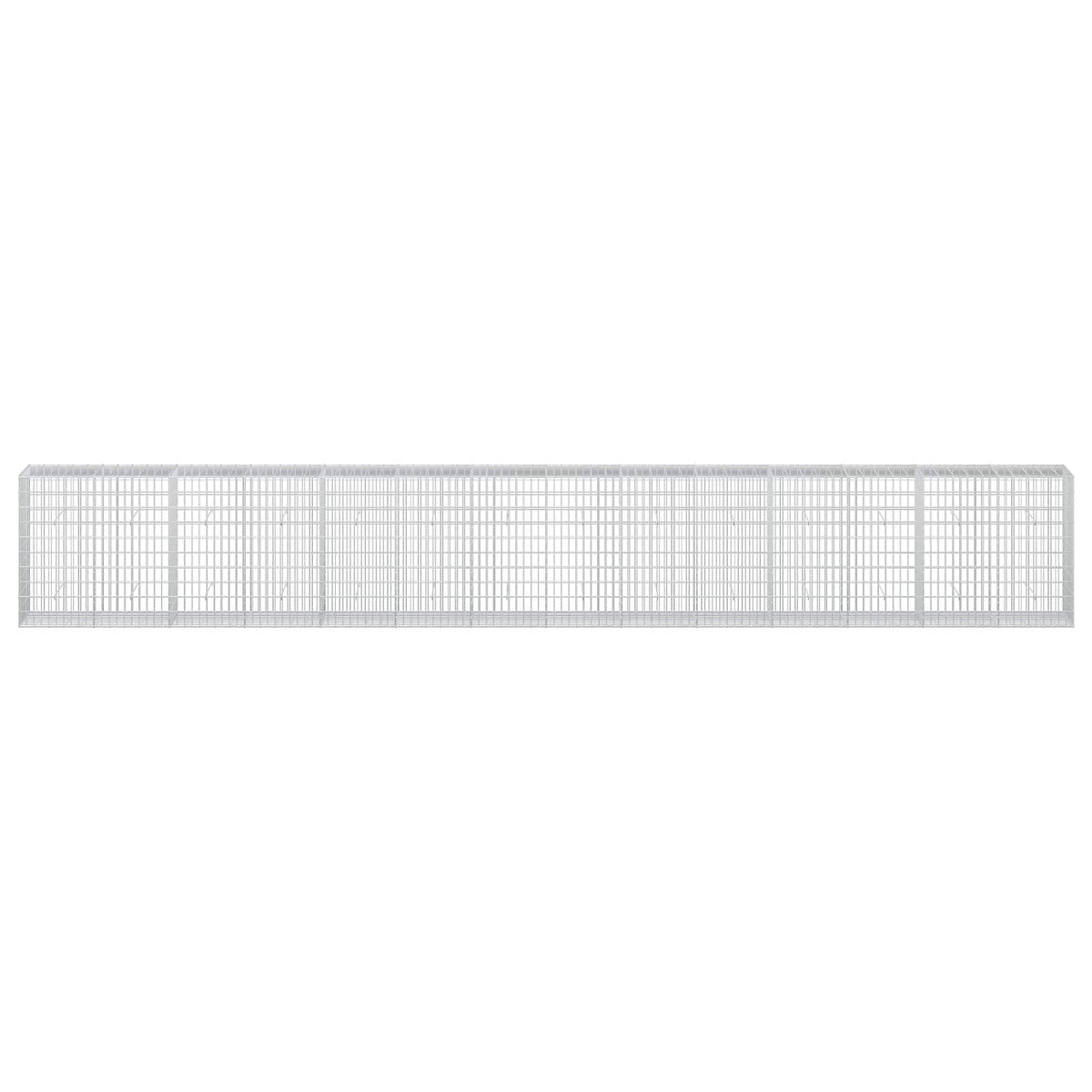 Gabion 3,5 mm Langasta ja 5x10 cm Verkkosta 700x50x100 cm