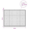 Gabion 3,5 mm Langasta ja 5x10 cm Verkkosta 200x50x150 cm