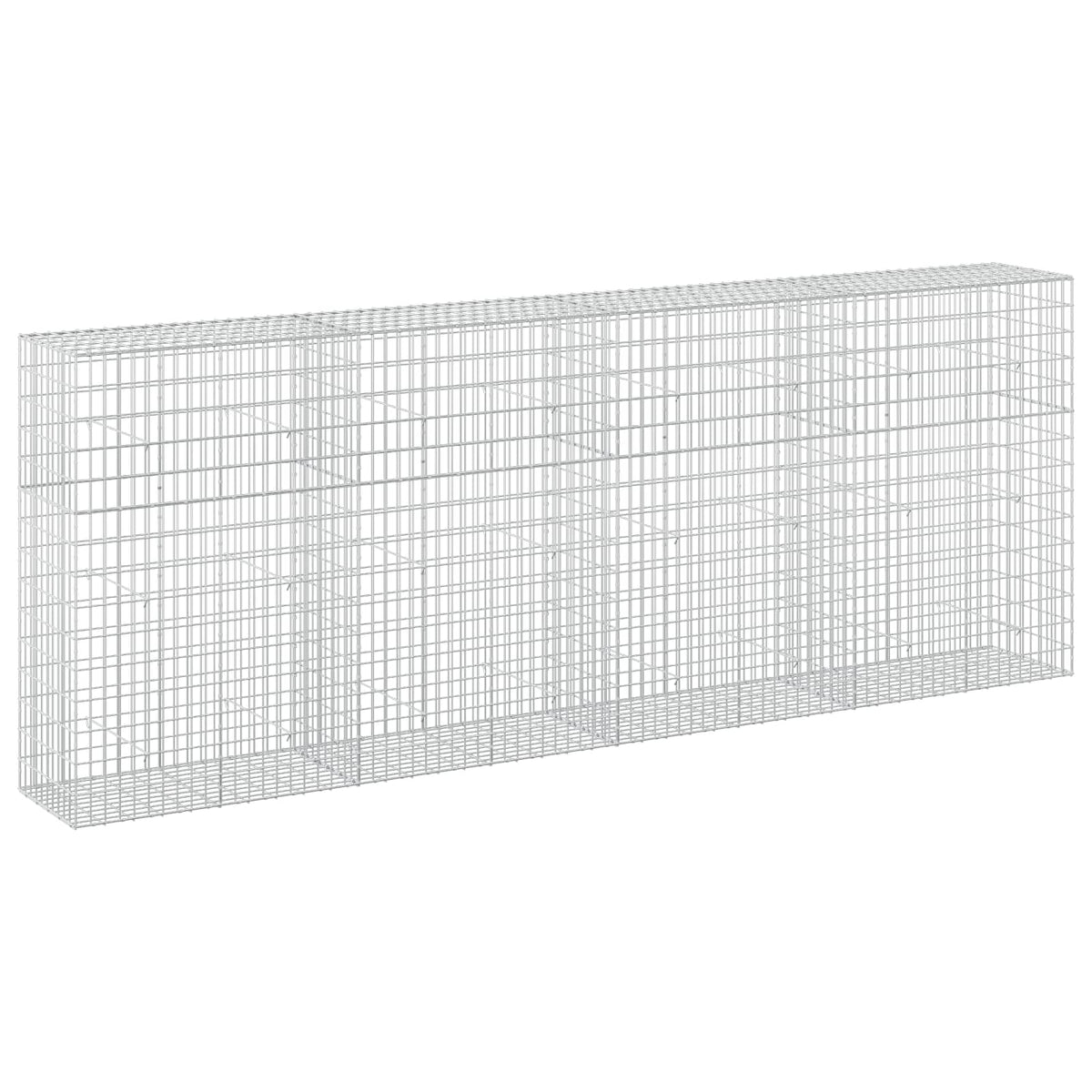 Gabion 3,5 mm Langasta ja 5x10 cm Verkkosta 400x50x150 cm