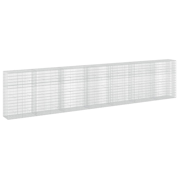 Gabion 3,5 mm Langasta ja 5x10 cm Verkkosta 700x50x150 cm