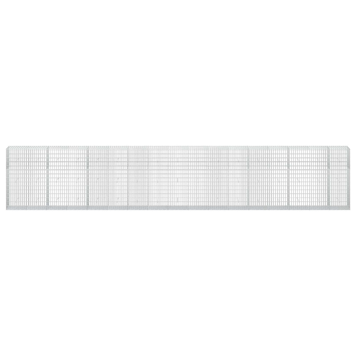 Gabion 3,5 mm Langasta ja 5x10 cm Verkkosta 850x50x150 cm