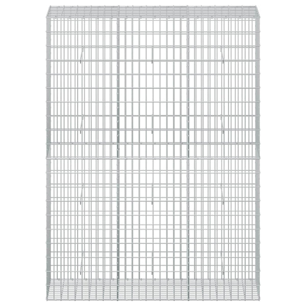Gabion 3,5 mm Langasta ja 5x10 cm Verkkosta 150x50x200 cm