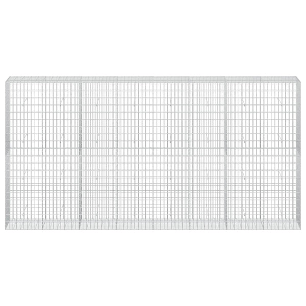 Gabion 3,5 mm Langasta ja 5x10 cm Verkkosta 400x50x200 cm