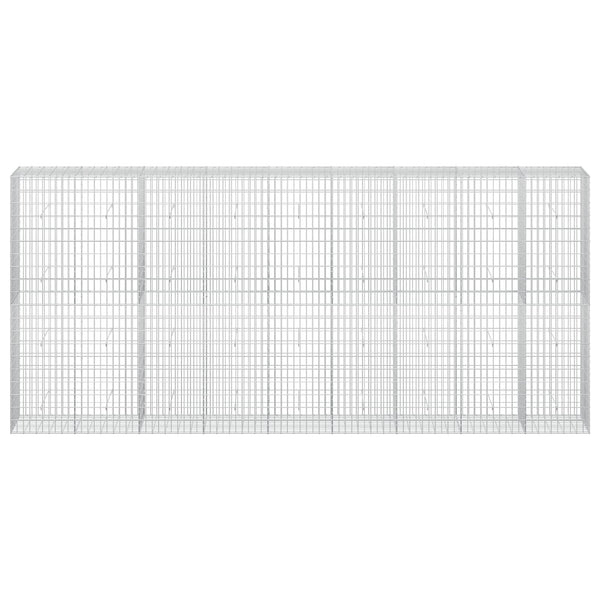 Gabion 3,5 mm Langasta ja 5x10 cm Verkkosta 450x50x200 cm