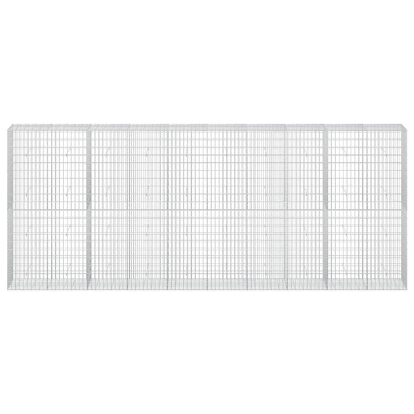Gabion 3,5 mm Langasta ja 5x10 cm Verkkosta 500x50x200 cm