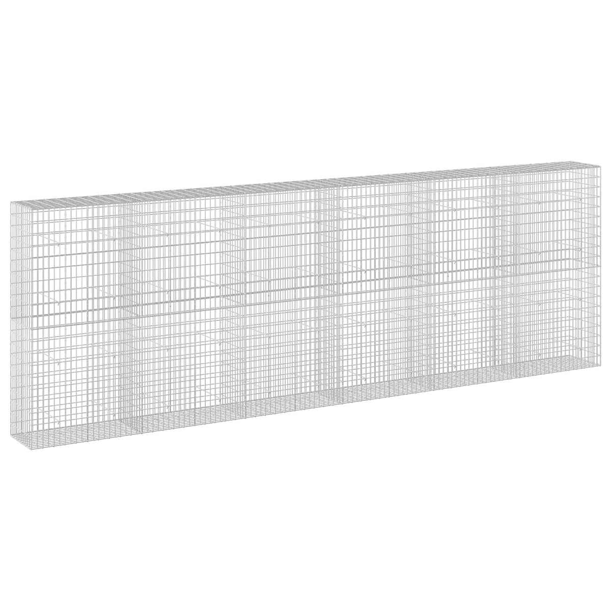 Gabion 3,5 mm Langasta ja 5x10 cm Verkkosta 600x50x200 cm