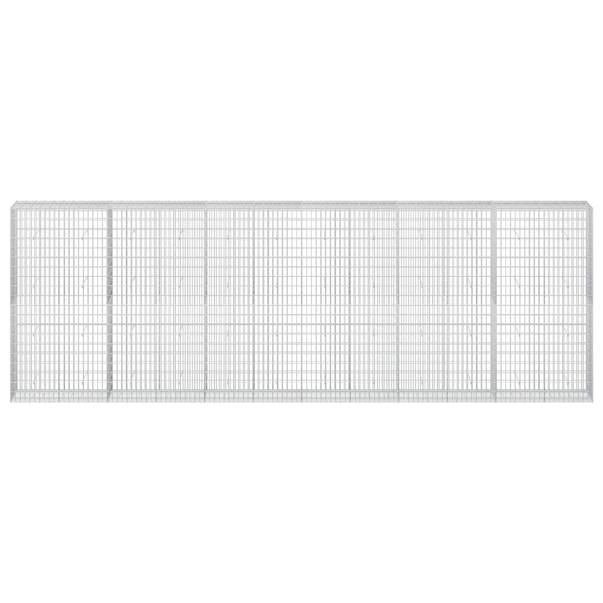 Gabion 3,5 mm Langasta ja 5x10 cm Verkkosta 600x50x200 cm