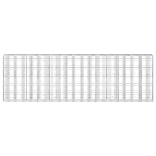 Gabion 3,5 mm Langasta ja 5x10 cm Verkkosta 650x50x200 cm