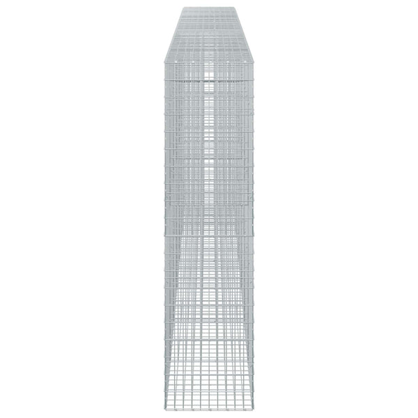 Gabion 3,5 mm Langasta ja 5x10 cm Verkkosta 650x50x200 cm