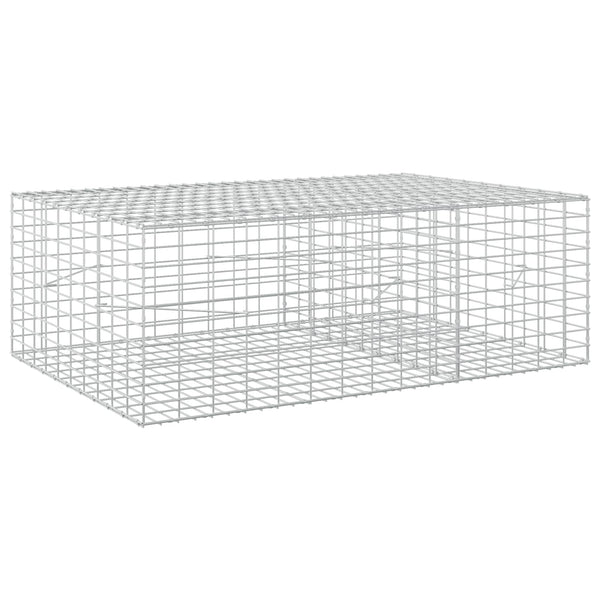 Gabion 3,5 mm Langasta ja 5x10 cm Verkkosta 150x100x50 cm