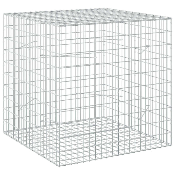 Gabion 3,5 mm Langasta ja 5x10 cm Verkkosta 100x100x100 cm