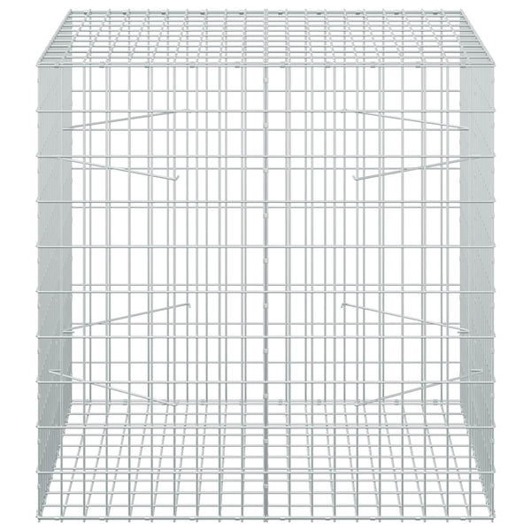 Gabion 3,5 mm Langasta ja 5x10 cm Verkkosta 100x100x100 cm