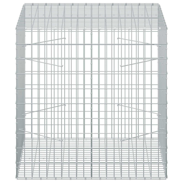 Gabion 3,5 mm Langasta ja 5x10 cm Verkkosta 100x100x100 cm