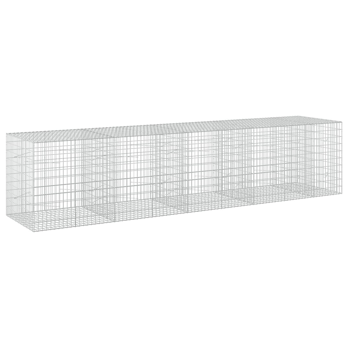 Gabion 3,5 mm Langasta ja 5x10 cm Verkkosta 450x100x100 cm