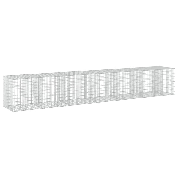 Gabion 3,5 mm Langasta ja 5x10 cm Verkkosta 650x100x100 cm