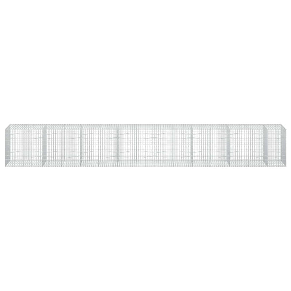 Gabion 3,5 mm Langasta ja 5x10 cm Verkkosta 750x100x100 cm