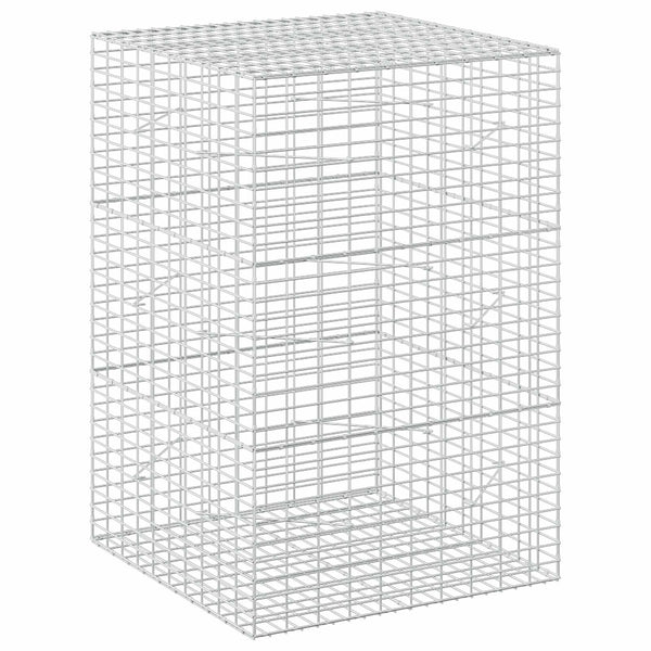 Gabion 3,5 mm Langasta ja 5x10 cm Verkkosta 100x100x150 cm